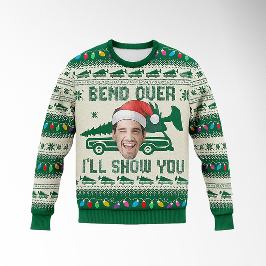 ArctenWear Personalized Couple Christmas Ugly Sweater
