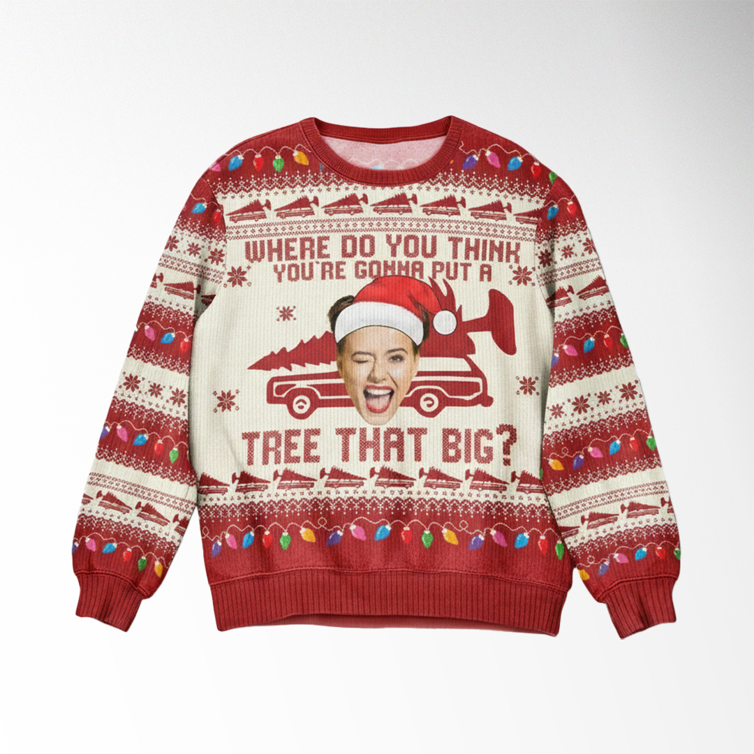 ArctenWear Personalized Couple Christmas Ugly Sweater