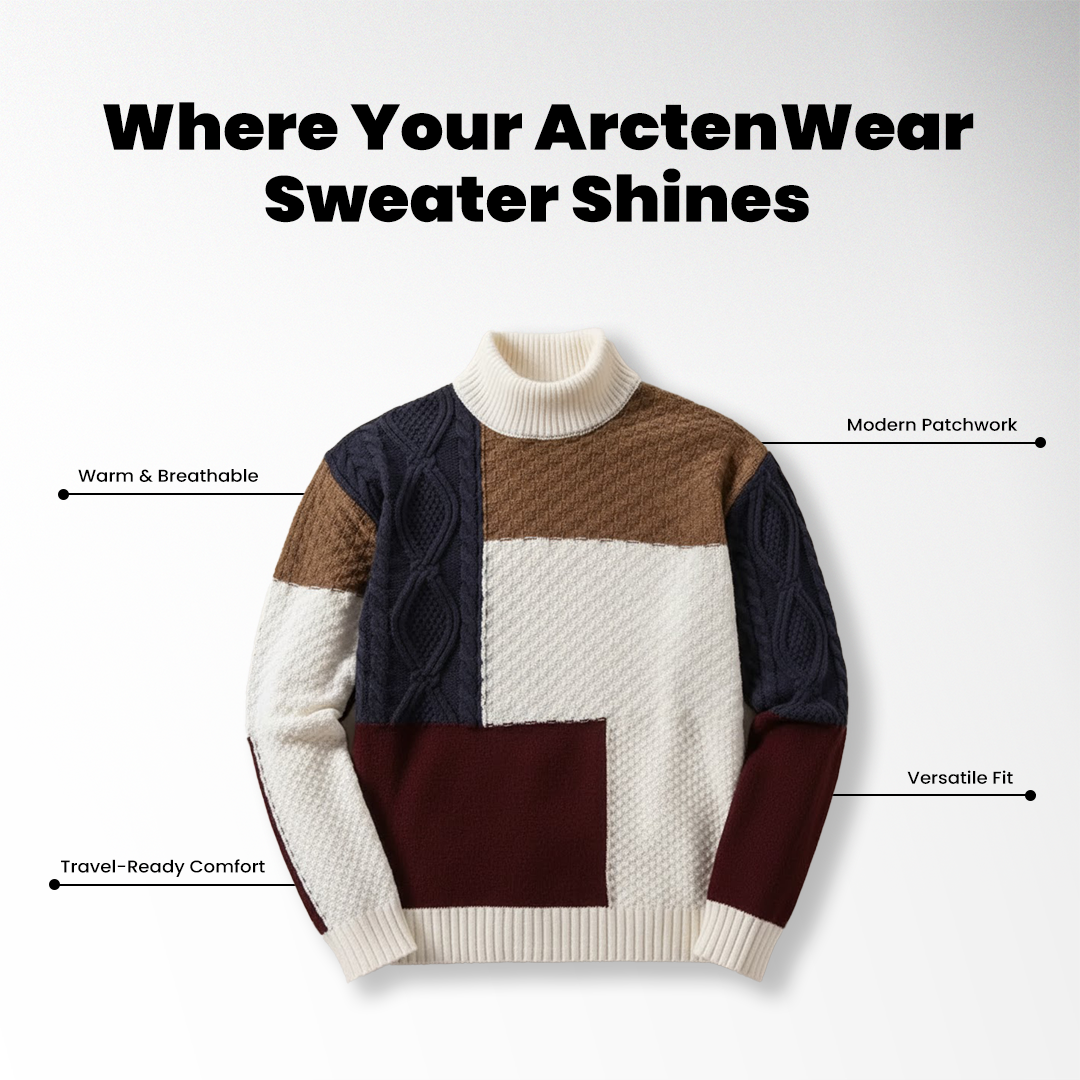 ArctenWear Men's Knitted Sweater