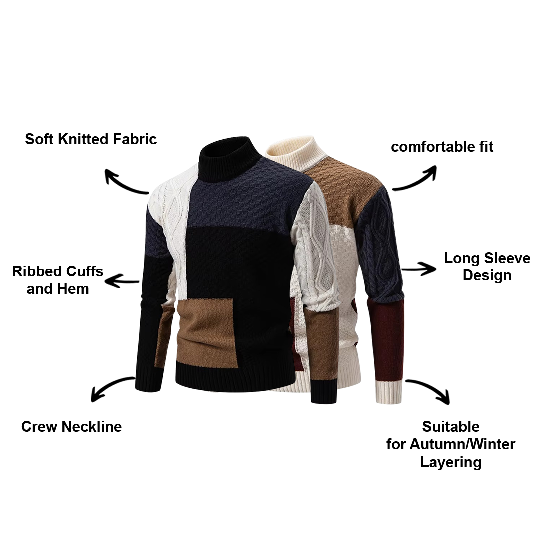 ArctenWear Men's Knitted Sweater Highlights